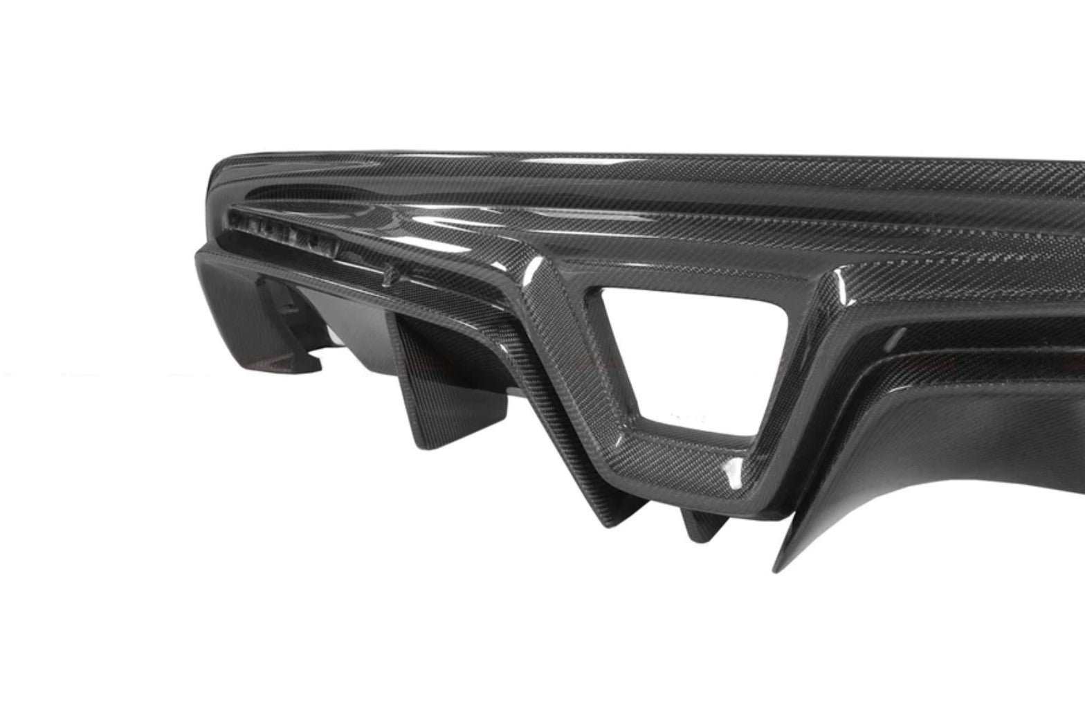 Carbon Fiber BKSS Rear Diffuser With F1 LED - Toyota Supra A90 A91 (2020+)