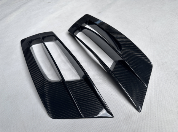 Carbon Fiber B Style Rear Vent Trim - Porsche 992 911 Turbo S (2019-2022)
