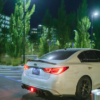 Carbon Fiber Trunk Spoiler PSM High Kick Style - Infiniti Q50 (2014+)