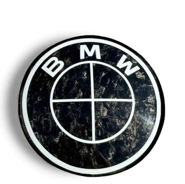Forged Carbon Fiber BMW Black & White Emblem