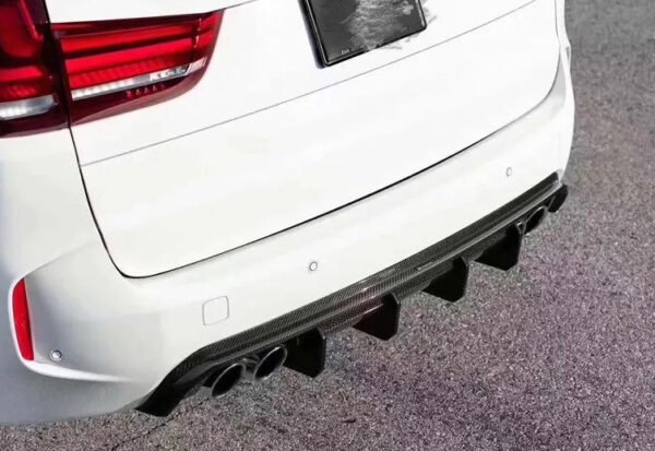 Carbon Fiber V Style Rear Diffuser - BMW X5M X6M (2015-2018)